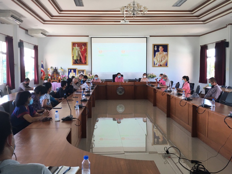 ประชุมรับฟังความคิดเห็นและหาแนวทางการเปิดตลาดนัดหมู่ที่ 8 บ้านทุ่งข้าวตอก ช่วง COVID-19