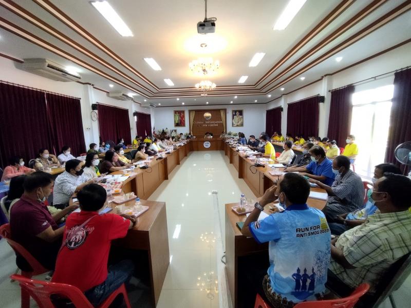 การประชุมเพื่อรับฟังความคิดเห็นและเตรียมความพร้อมในโครงการจัดการแข่งขันกีฬา "หนองแหย่งต้านยาเสพติดเกมส์" ประจำปี พ.ศ.2566