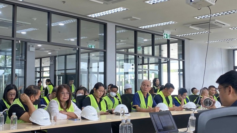 ได้เข้าร่วมการเยี่ยมชมโครงการบริหารจัดการขยะมูลฝอยเพื่อแปรสภาพเป็นเชื้อเพลิงขยะ (RDF) และผลิตกระแสไฟฟ้า