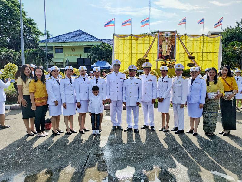 วางพวงมาลา น้อมรำลึกพระบาทสมเด็จพระมหาภูมิพลอดุลยเดชมหาราช บรมนาถบพิตร 13 ต.ค. 2562