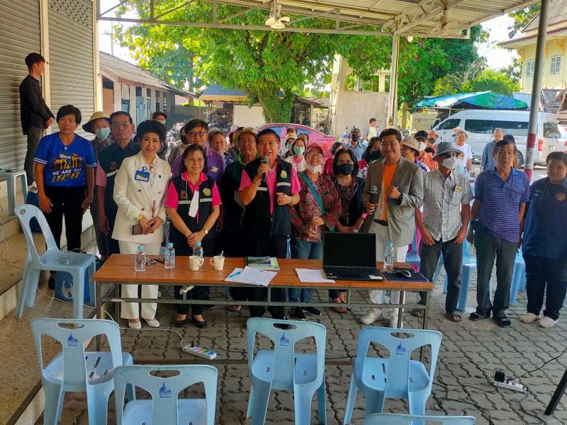 โครงการเทศบาลสัญจรพบประชาชนตำบลหนองแหย่ง 66 ลงพื้นที่ บ้านบวกเปา หมู่ที่ 3