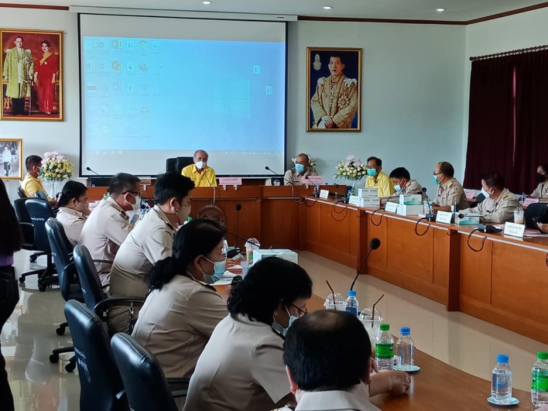 ประชุมร่วมกับฝ่ายปกครอง ประจำเดือนกรกฎาคม 2564
