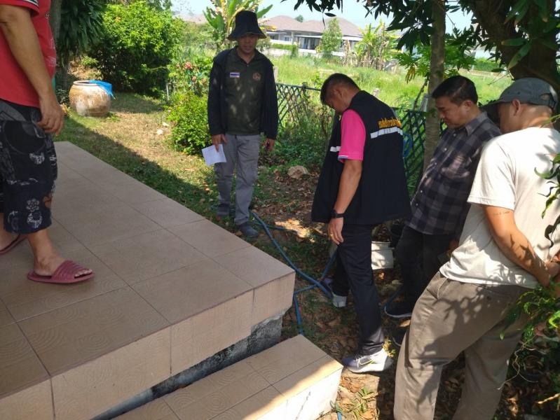 ลงพื้นที่ ตรวจสอบรอยร้าวที่พักอาศัยเหตุแผ่นดินไหว