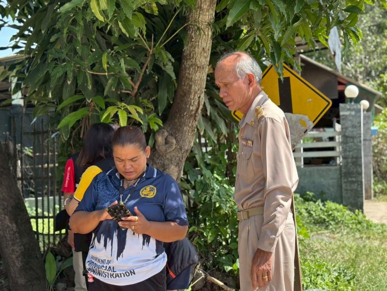 ลงพื้นที่สำรวจบ้านผู้พิการหลังจาก ได้รับผลกระทบจากฝนตกหนัก ทำให้เกิดปัญหาน้ำท่วม