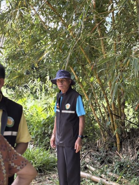 ลงพื้นที่จัดเตรียมสถานที่ขุดลอกคลอง ณ หมูที่ 4 บ้านทุ่งข้าวตอก