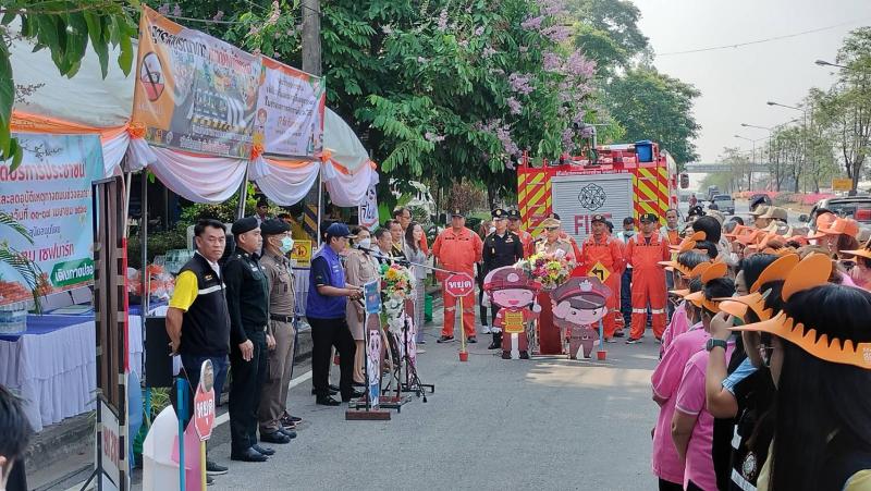 ​​​​​​​ร่วมพิธีเปิดจุดตรวจบูรณาการป้องกันและลดอุบัติเหตุ ทางถนนช่วงเทศกาลสงกรานต์ 7 วันอันตราย