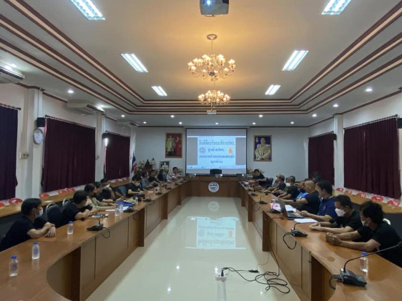เทศบาลตำบลหนองแหย่ง ประชุม การเตรียมการปฎิบัติหน้าที่ตามโครงการป้องกัน และลดอุบัติเหตุบนท้องถนน ระหว่าง วันที่ 11- 17 เมษายน 2566 ( 7 วันอันตราย)