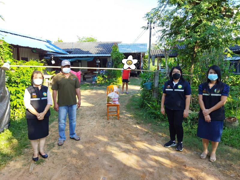 เทศบาลตำบลหนองแหย่ง ลงพื้นที่ดำเนินการมอบถุงยังชีพ หมู่ที่ 9 บ้านแม่ฮักพัฒนา