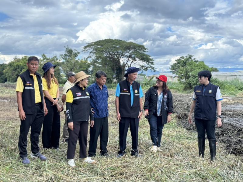 ลงพื้นที่ตรวจความเรียบร้อยขุดลอกเเละกำจัดวัชพืช