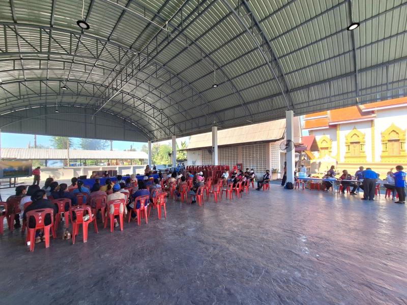 โครงการเทศบาลสัญจรพบประชาชนตำบลหนองแหย่ง 66 ลงพื้นที่ บ้านบ้านดงเจริญชัย หมู่ที่ 6