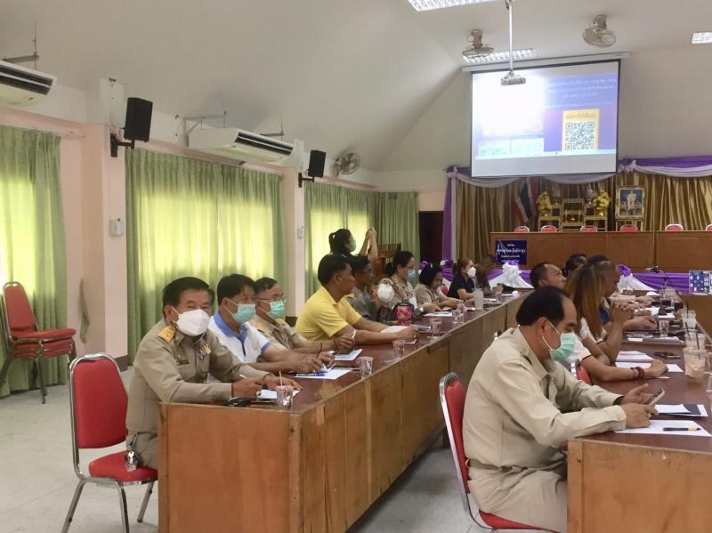 เทศบาลตำบลหนองแหย่ง เข้าร่วมประชุมหัวหน้าส่วนราชการ ประจำเดือน กรกฎาคม 2566 ครั้งที่ 7/2566