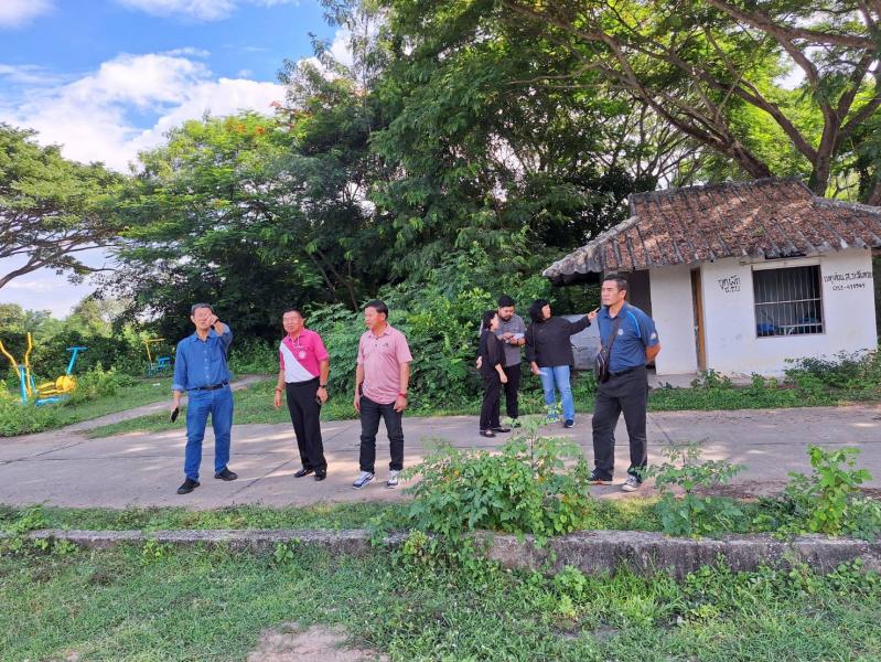 ลงพื้นที่สถานภูมิทัศน์เทศบาลตำบลหนองแย่ง