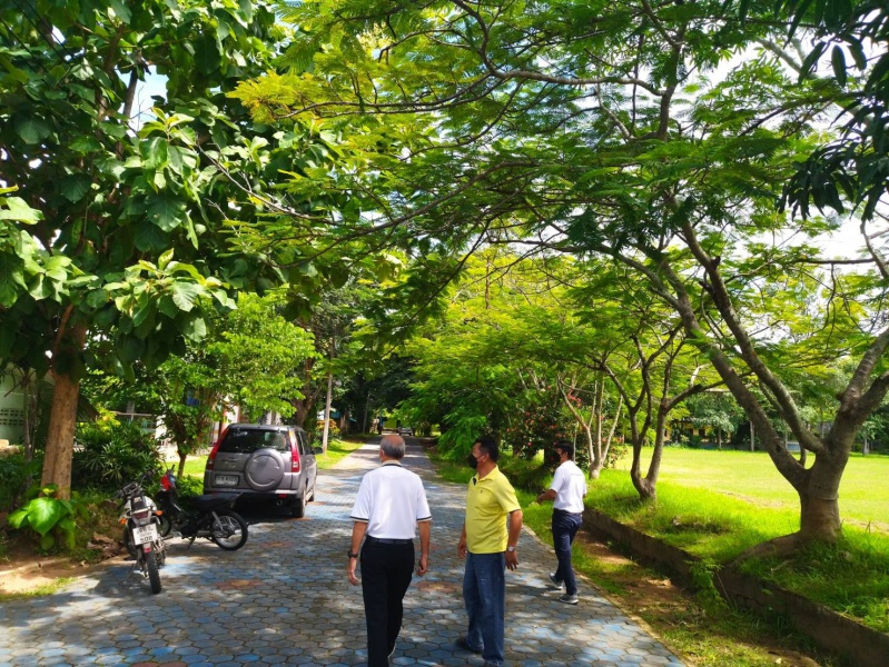 ลงพื้นที่สำรวจบริเวณโรงเรียนชลประทานเขื่อนแม่กวงจิราธิวัฒน์ อุปถัมภ์