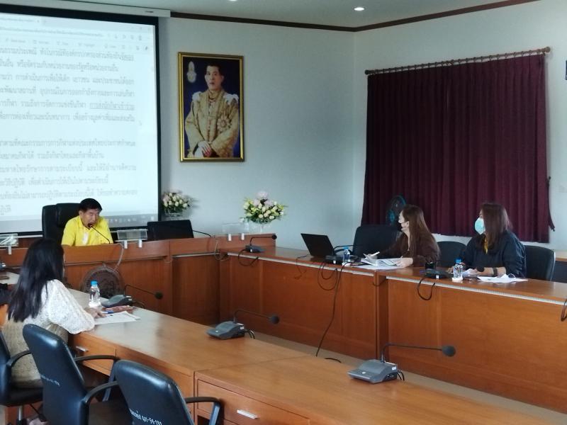 ประชุมคณะทำงานเพื่อยกระดับผลการประเมินคุณธรรมและความโปร่งใสในการดำเนินงานของเทศบาลตำบลหนองแหย่ง ประจำปีงบประมาณ พ.ศ.2565