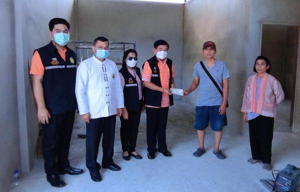 เดินทางไปมอบค่าประสบเหตุอัคคีภัย