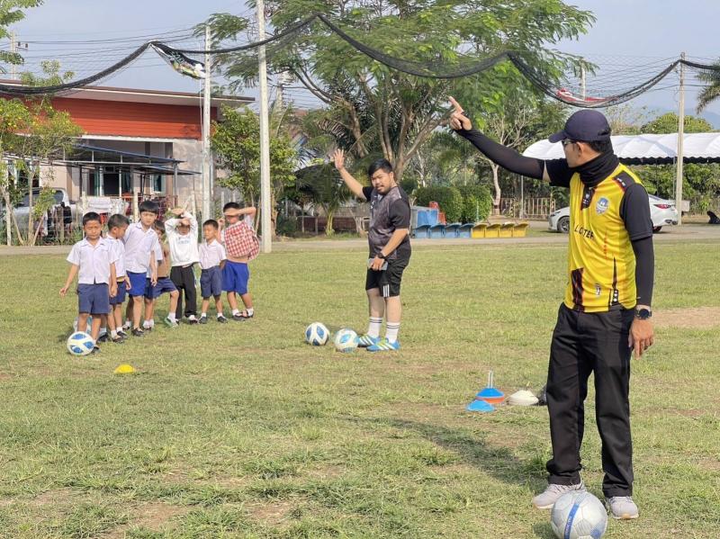  เตรียมฝึกซ้อมการแข่งขันกีฬาฟุตบอล สาธิจจูเนียร์คัพ ครั้งที่ 1 ระดับชั้นอนุบาล