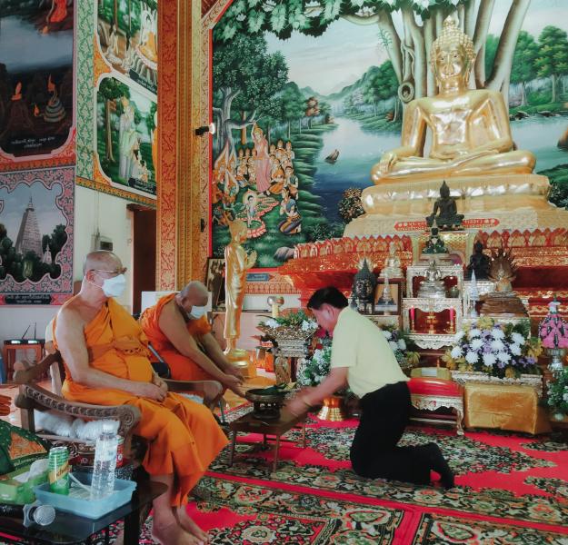 เทศบาลตำบลหนองแหย่ง เข้าร่วมพิธีต้อนรับ พระสอาด ฉายา สุจิตฺโต อายุ 58 พรรษา 32 และประกาศคำสั่ง เป็นผู้รักษาการแทน เจ้าอาวาสวัดบ้านดงเจริญชัย หมู่ที่ 6 ต.หนองแหย่ง