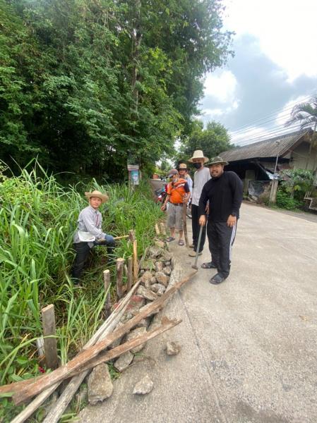 ซ่อมไหล่ทางบริเวณทางโค้ง บนถนนสาย บ้านทุ่งข้าวตอกใหม่