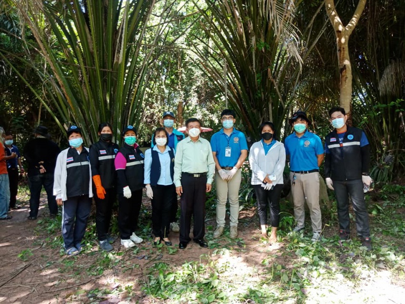 ศูนย์ดำรงธรรมประสานขอความช่วยเหลือปรับปรุงภูมิทัศน์บ้านกหมู่ 8