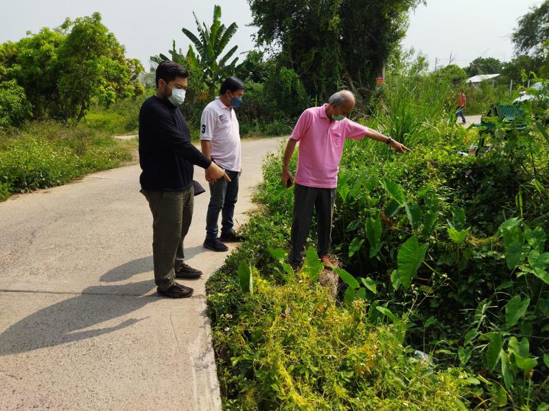 ลงพื้นที่ สำรวจท่อขยายไหล่ทางบริเวณทางโค้ง บนถนนสาย บ้านทุ่งข้าวตอกใหม่ หมู่ที่ 8 เชื่อมต่อ บนถนนสาย บ้านหนองก้นครุ ตำบลเมืองเล็น