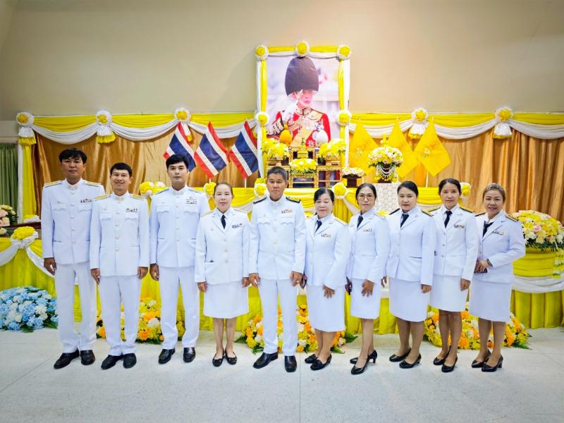 เข้าร่วมพิธีทำบุญตักบาตรถวายพระราชกุศลเนื่องในโอกาส วันเฉลิมพระชนมพรรษา พระบาทสมเด็จพระเจ้าอยู่หัว วันที่ 28 กรกฎาคม ประจำปี 2568