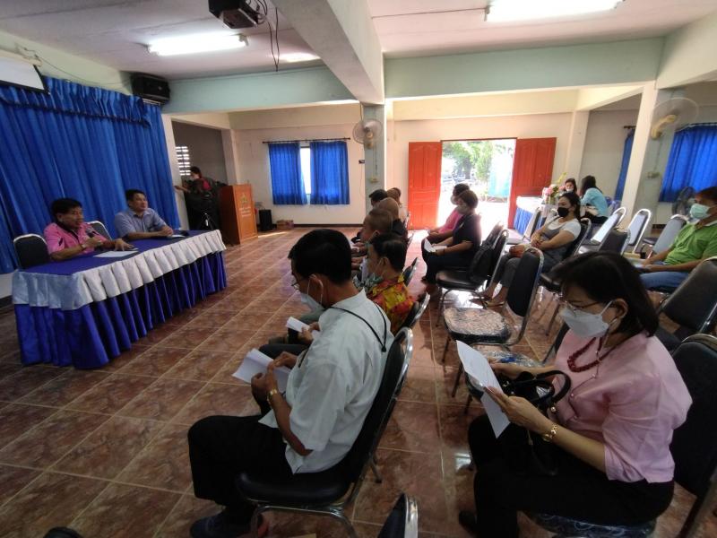 เทศบาลตำบลหนองแหย่ง เข้าร่วมประชุม เพื่อปรึกษาหารือ เรื่องการจัดงานวันครบรอบสถาปนาโรงเรียน ๑๐๒ ปี