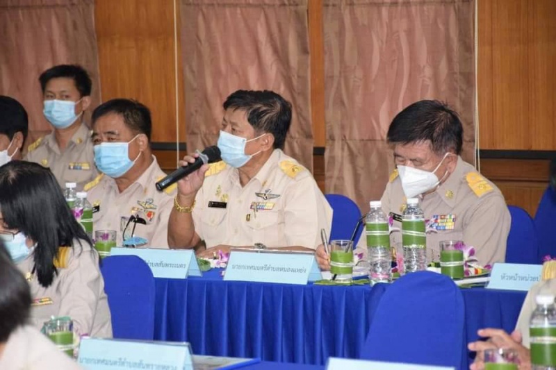 ประชุมหัวหน้าส่วนราชการ อ.สันทราย ประจำเดือนสิงหาคม 2564