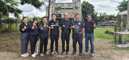 ลงพื้นที่สำรวจและตรวจสอบสภาพพื้นที่ เพื่อเตรียมความพร้อมในการดำเนินการขุดเจาะบ่อน้ำบาดาล