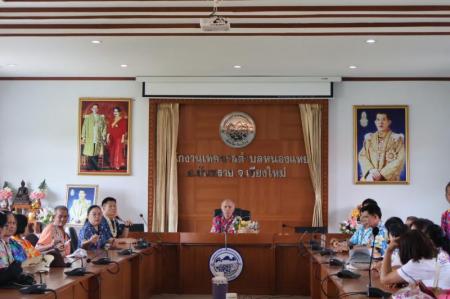 รพ.สต.บ้านร้องเม็งร่วมสระเกล้าดำหัว ท่านนายก จำเริญ ศรีวิชัย นายกเทศมนตรีตำบลหนองแหย่ง